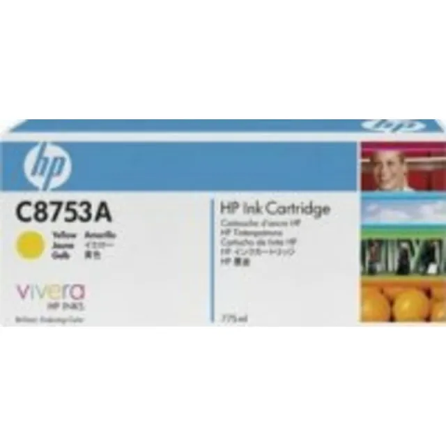 Hp C875 (C8753A) Inktcartridge Geel