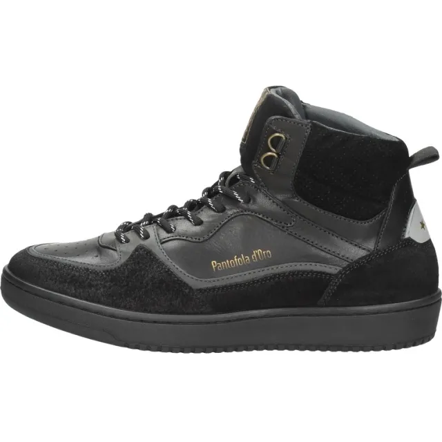 Pantofola D'Oro Baveno High hoge sneaker zwart, foto 2