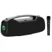 N-Gear NRG500 - Bluetooth Speaker - Partybox met Verlichting & Microfoon - IPX5 Waterdicht - Zwart