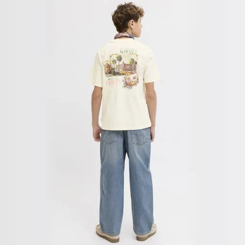 Jack & Jones Junior JORPARADISE T-shirt ecru, foto 5