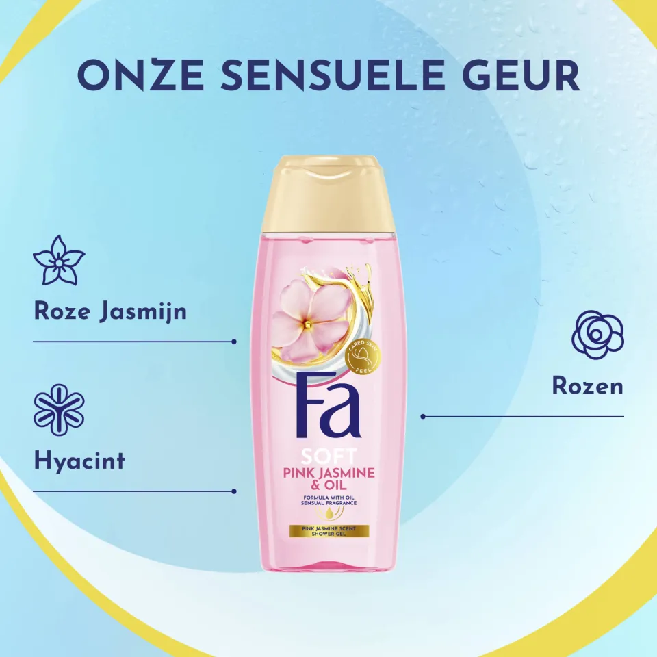 Fa Magic Oil Pink Jasmine douchegel, foto 4