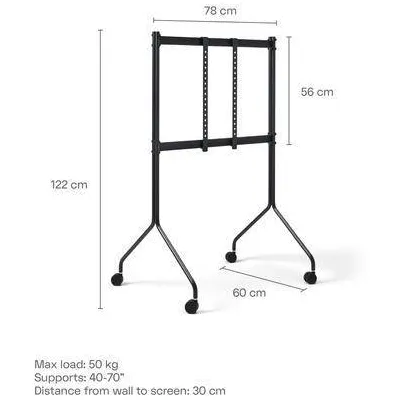 Pedestal Moon Rollin' Tall tv-standaard parelwit pearl, foto 6