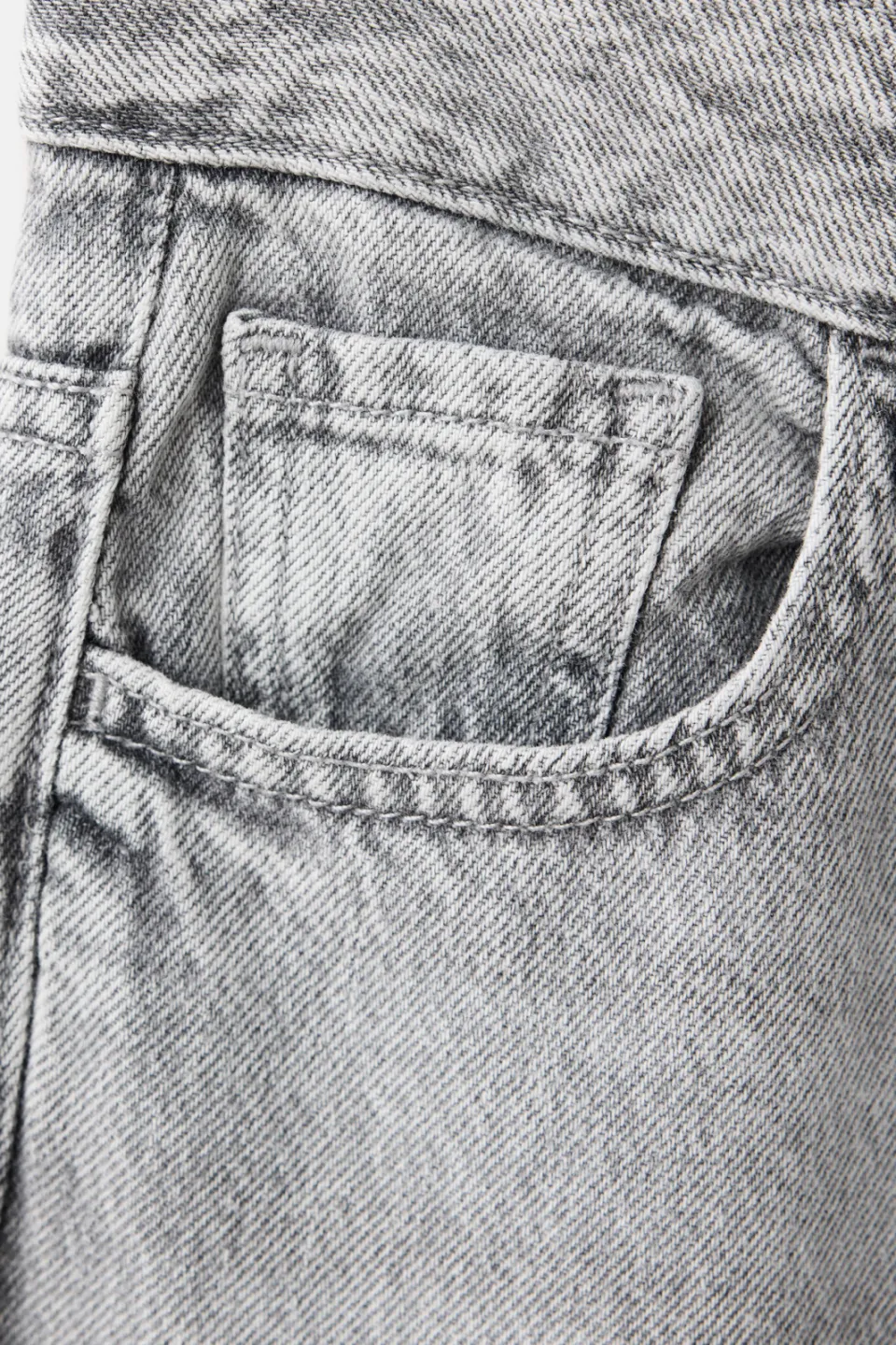 Mango TEEN wide leg jeans - grijs denim, foto 2