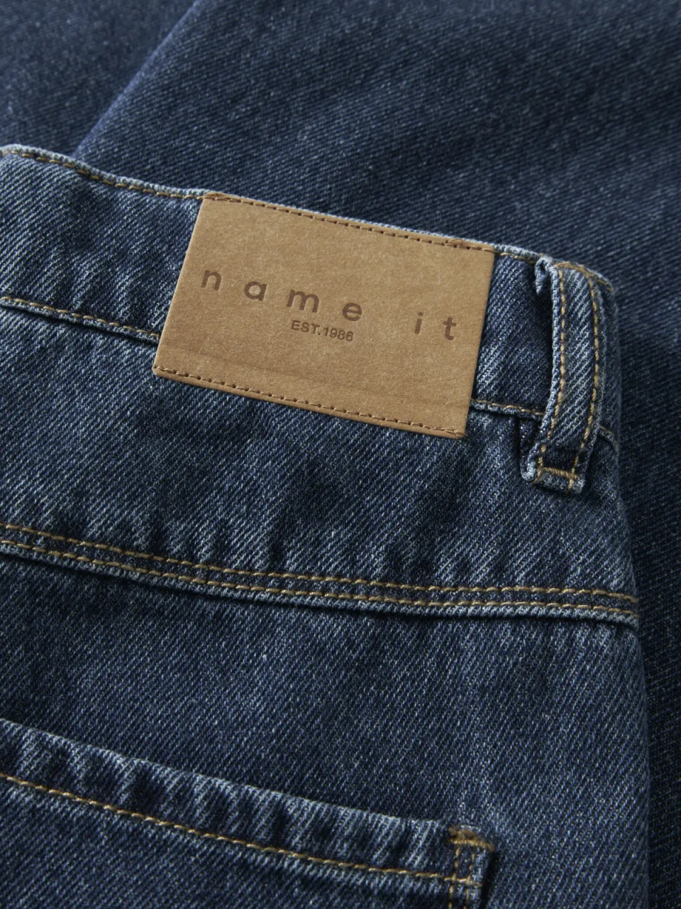 NAME IT KIDS NKFBELLA wide leg jeans dark blue denim, foto 5