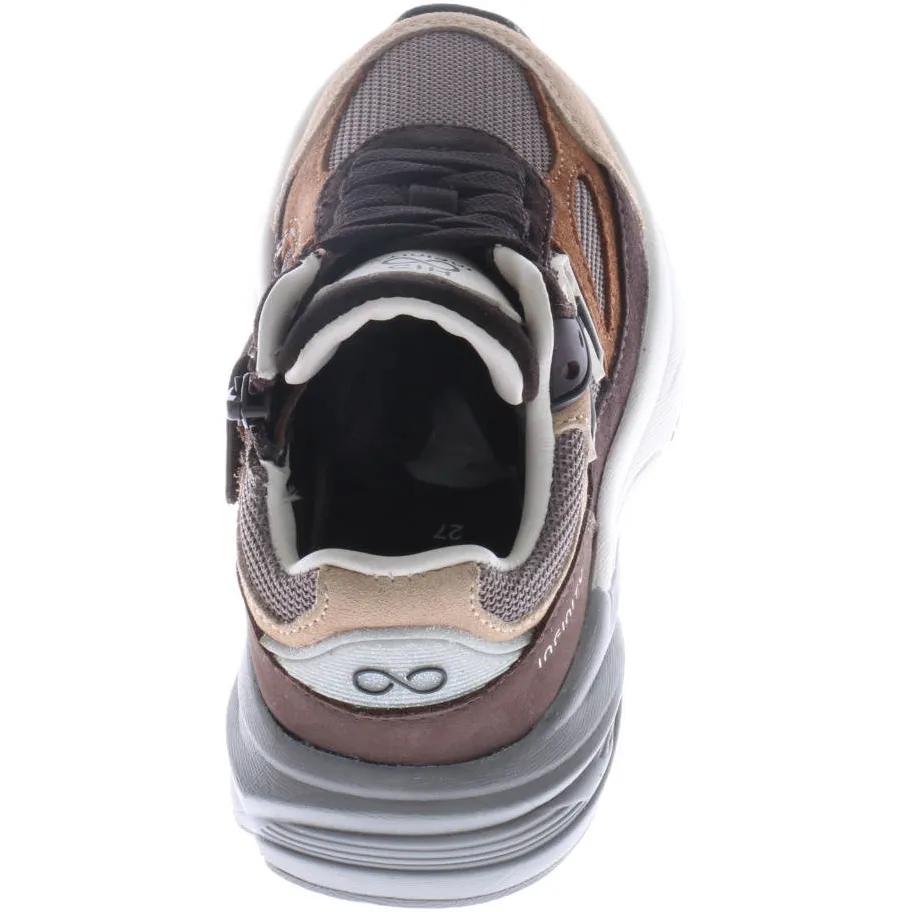 Hip suède sneakers - bruin/grijs, foto 6