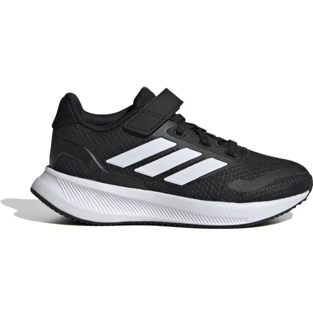 Adidas Runfalcon 5 sneakers met klittenband zwart wit Zwart/wit