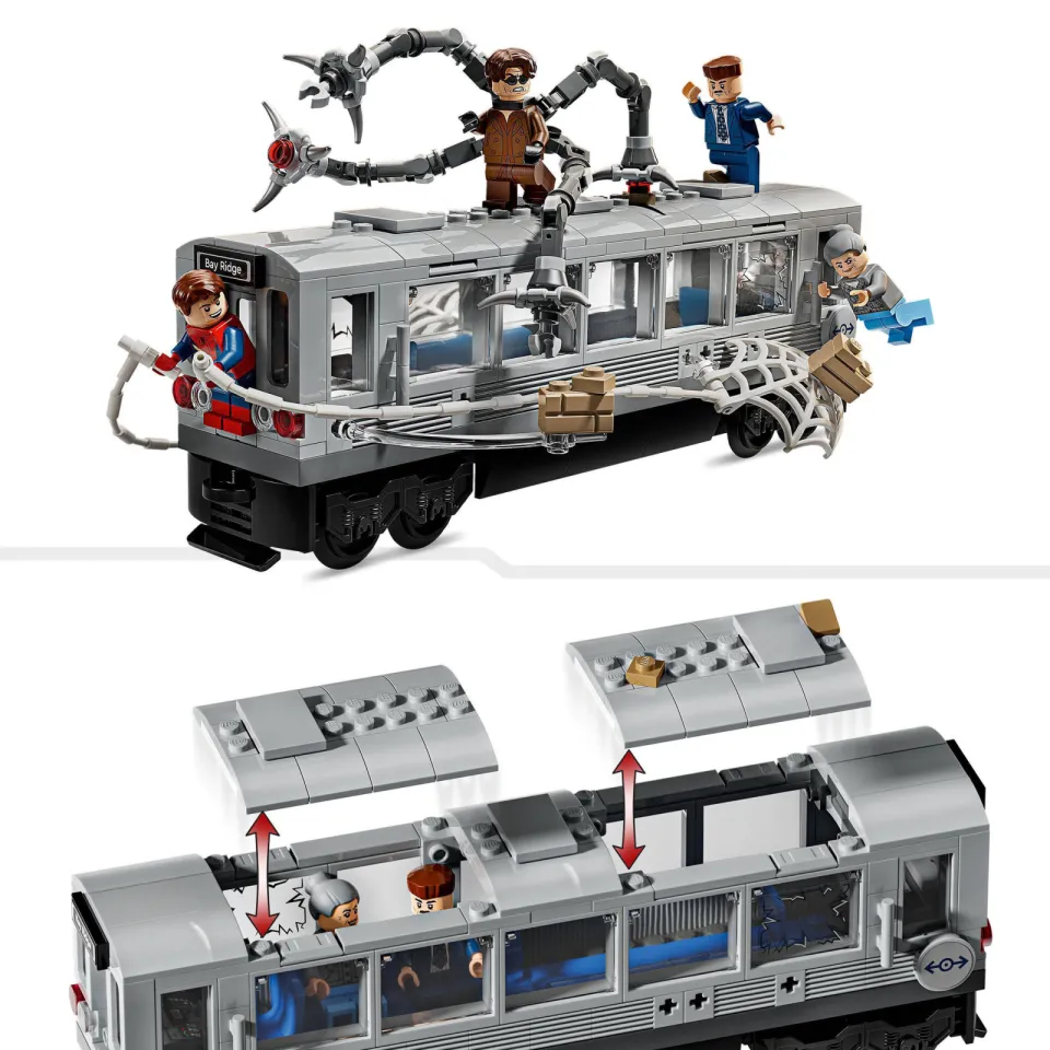 Lego Marvel Spider-Man Spider-Man vs. Doc Ock metroscène 76321, foto 5