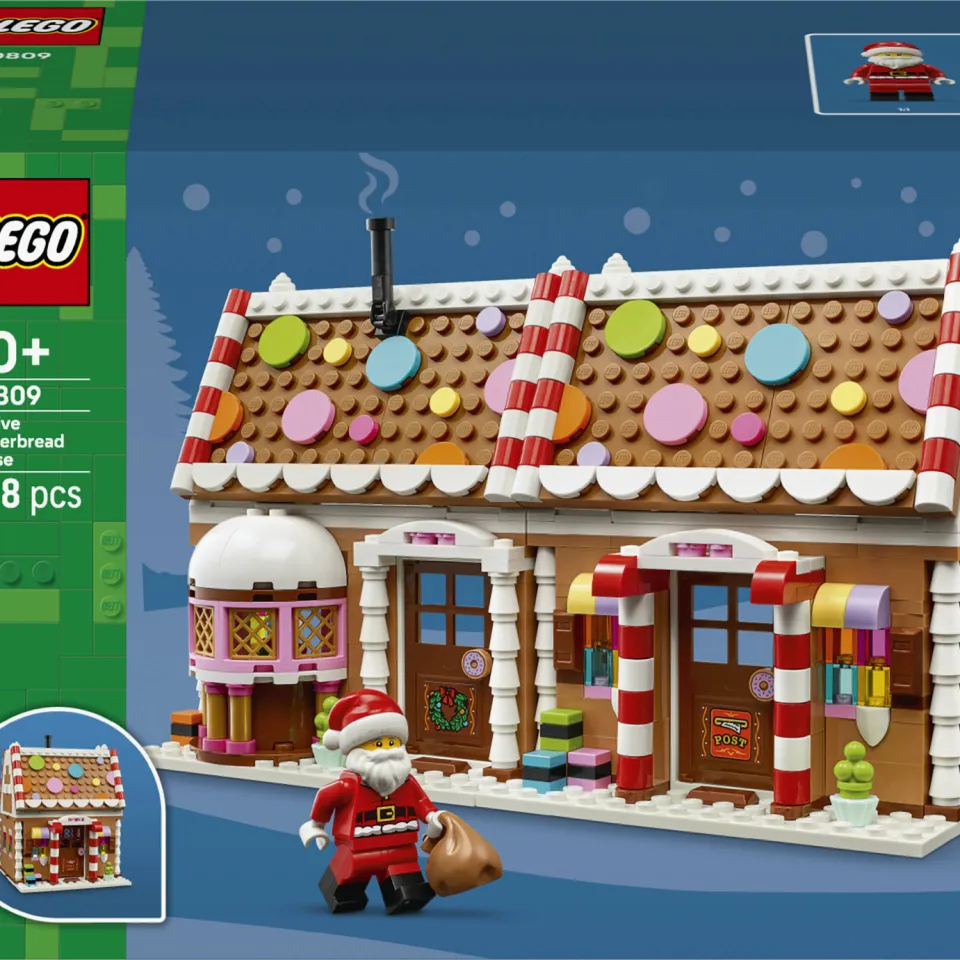 Lego Seasons and Occasions Winters Peperkoekhuisje, Kerst Speelgoed voor Kinderen 40809, foto 3