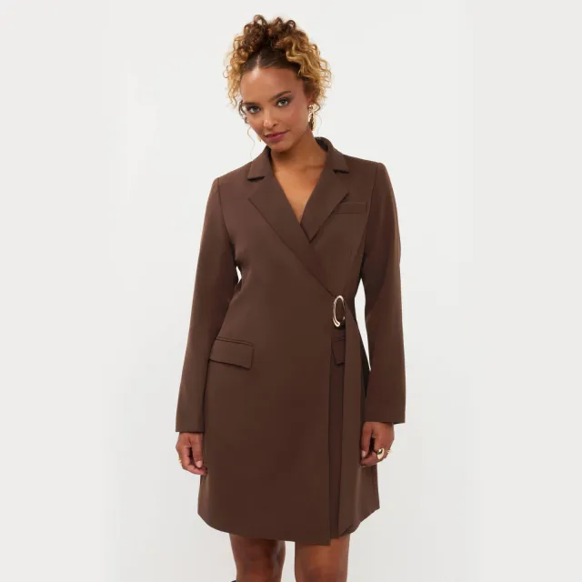 Ydence Dress Carmel jurk bruin