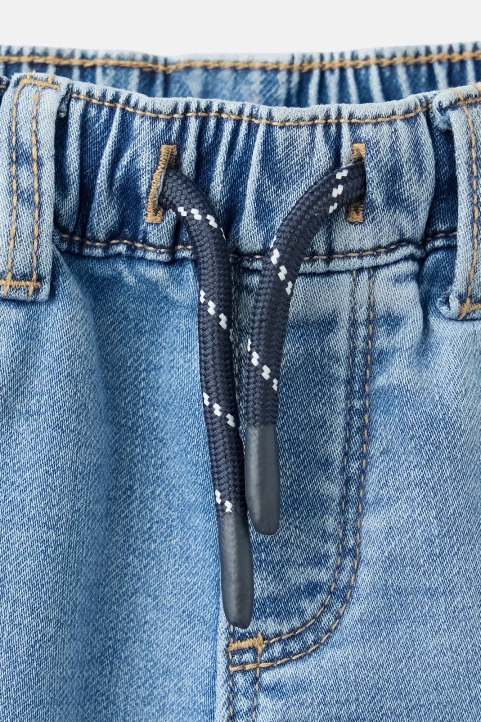 Mango Kids straight leg jeans - lichtblauw, foto 4
