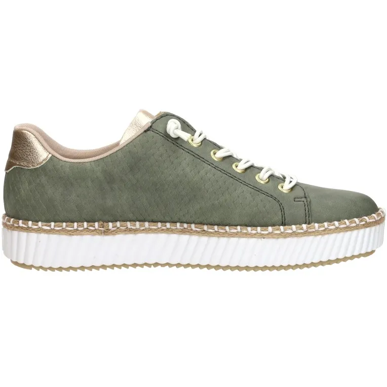 Rieker veterschoenen groen