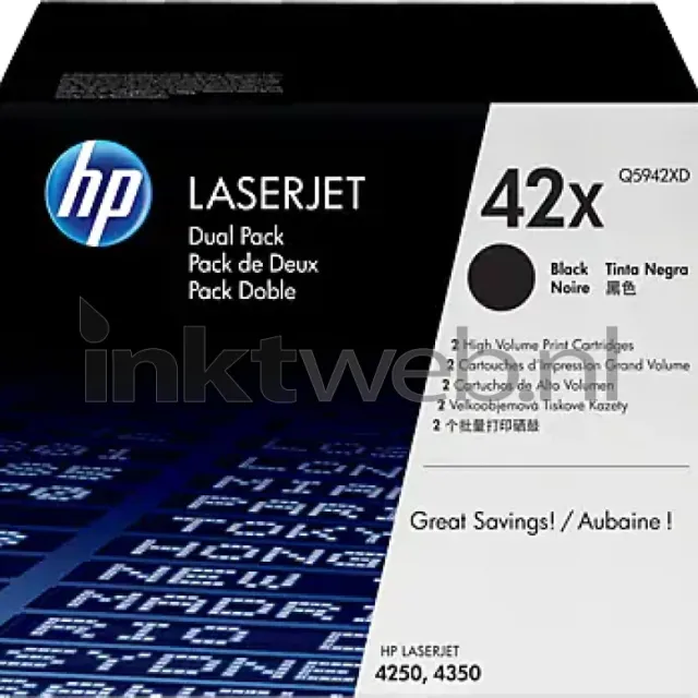 Hp 42XD zwart (Origineel Hoge Capaciteit)