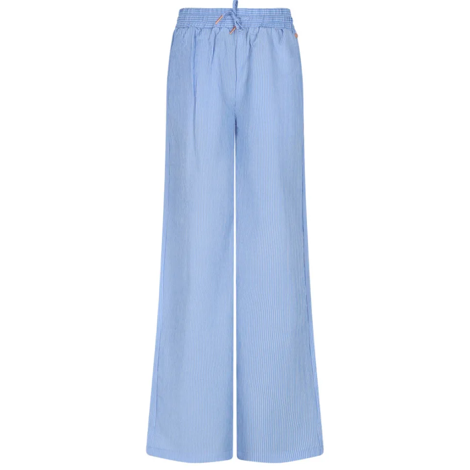NoBell’ wide leg broek lichtblauw, foto 4