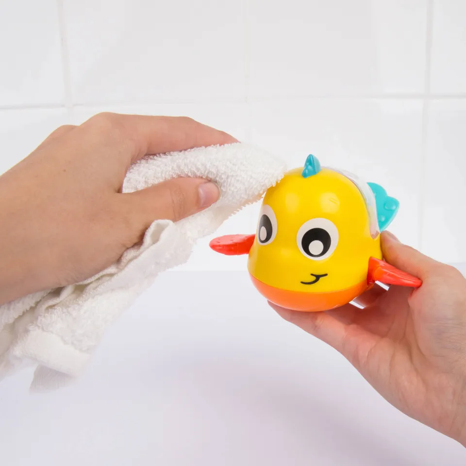PLAYGRO Peddelende Badvis badspeelgoed geel, foto 6