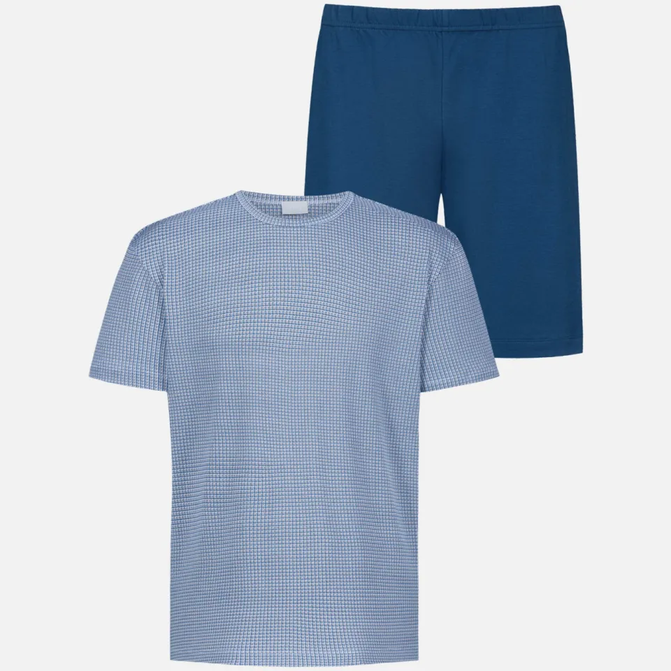 Mey korte pyjama motief blauw, foto 2