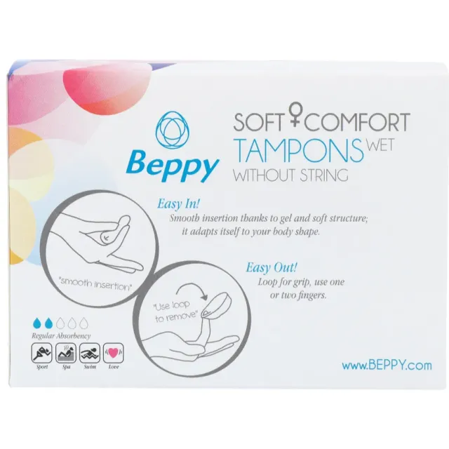 Beppy Soft Comfort tampons wet
