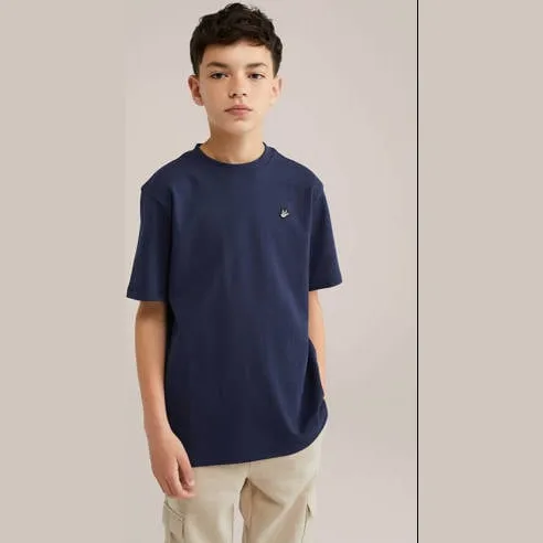 WE Fashion T-shirt marineblauw, foto 2