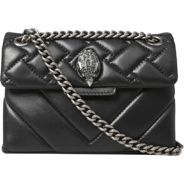 Tas Kurt Geiger London Leather Mini Kensington zwart, foto 2