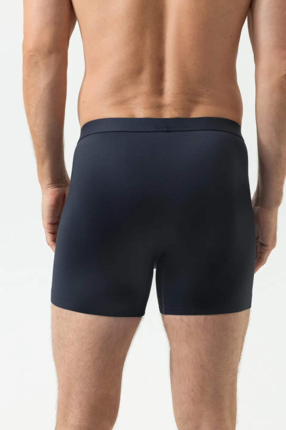 Mey Iconic long trunk shorty marineblauw, foto 3