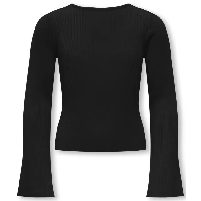 Only gebreide top zwart