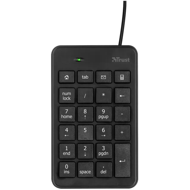 Trust Xalas numeriek USB-toetsenblok zwart