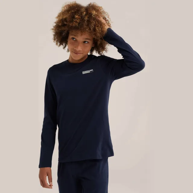 WE Fashion pyjama's donkerblauw Donkerblauw/grijs/zwart