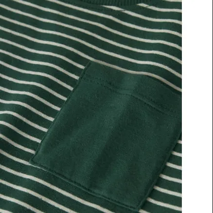 NAME IT gestreepte longsleeve groen, foto 3