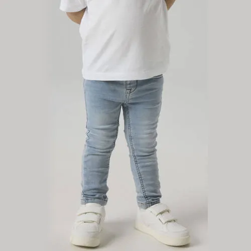 NAME IT MINI slim fit jeans light blue bleached, foto 4