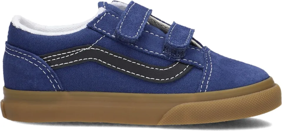 Vans Old Skool V lage sneakers donkerblauw blauw/donkerblauw, foto 3
