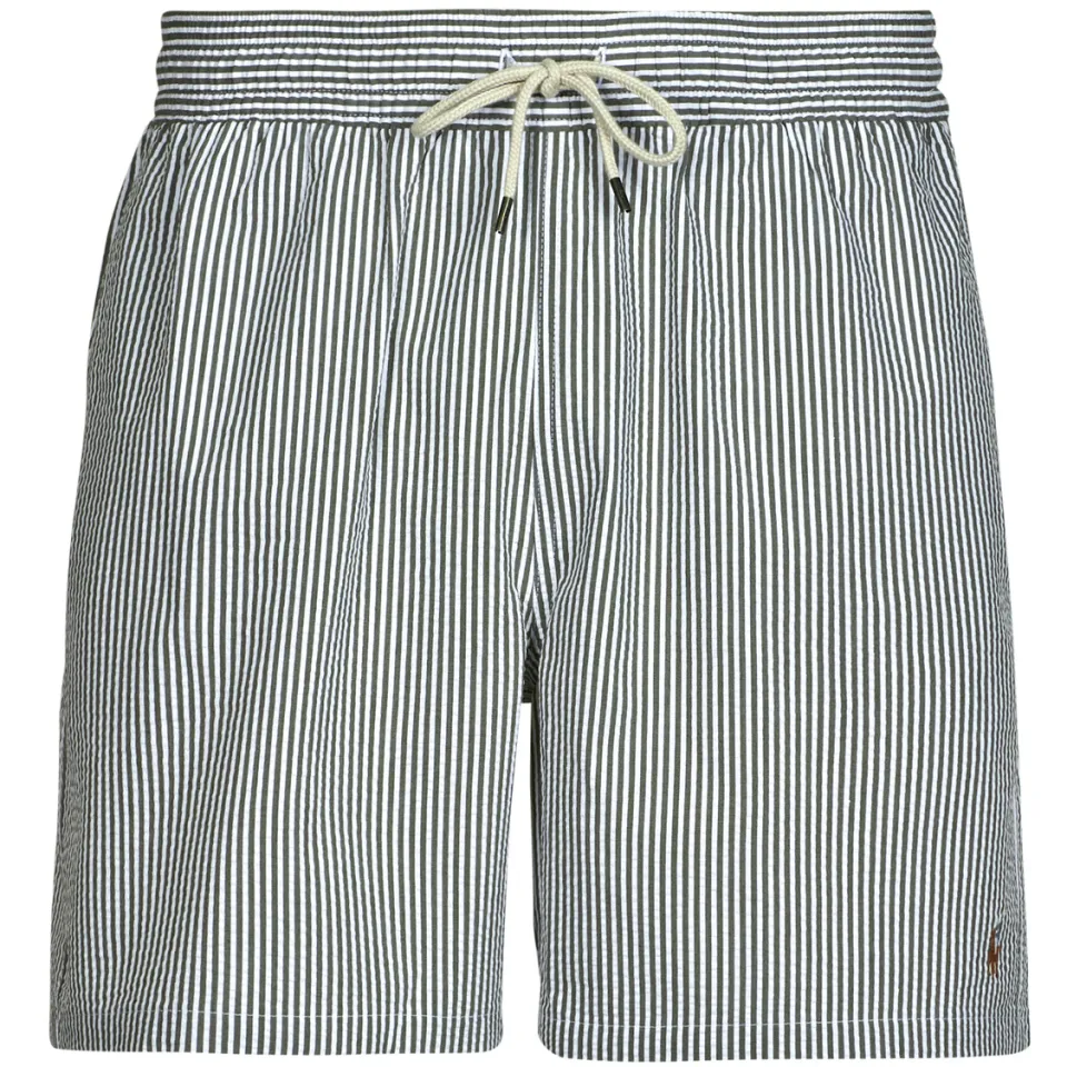 Polo Ralph Lauren Seersucker Traveler zwembroek Kaki