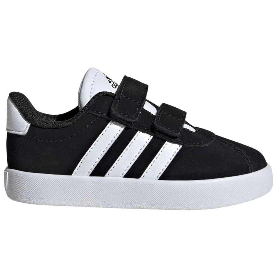 Adidas VL Court 3.0 sneakers met klittenband zwart wit, foto 2