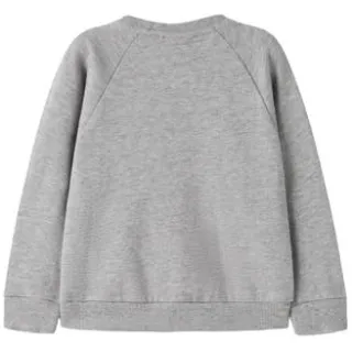 NAME IT MINI rechtvallende sweater met print - grijs Printopdruk, foto 2