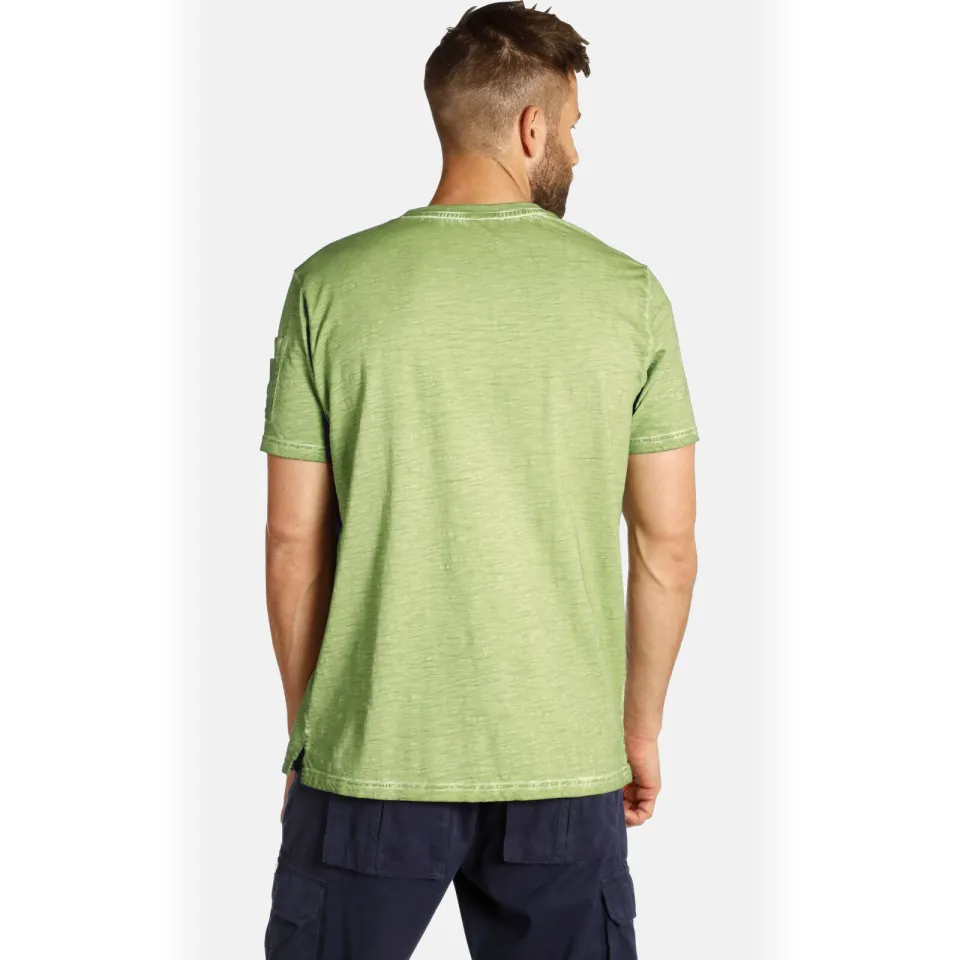 Jan Vanderstorm Helgo t-shirt olijf, foto 3