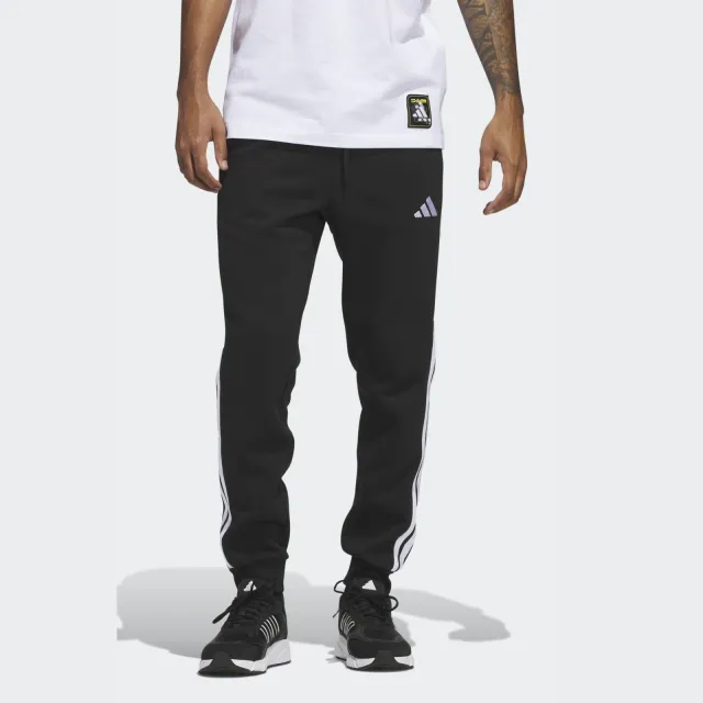Adidas Essentials 3-stripes joggingbroek zwart, foto 4