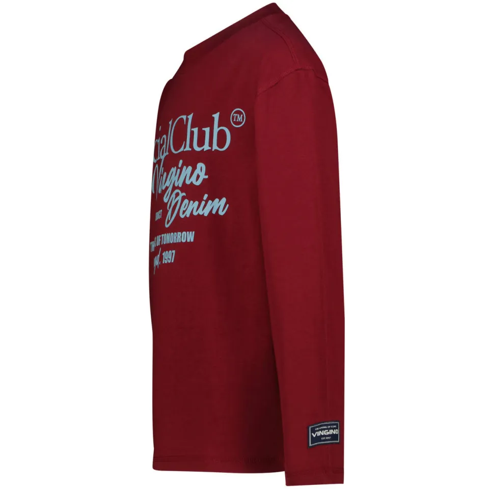 Vingino Halox longsleeve donkerrood, foto 3