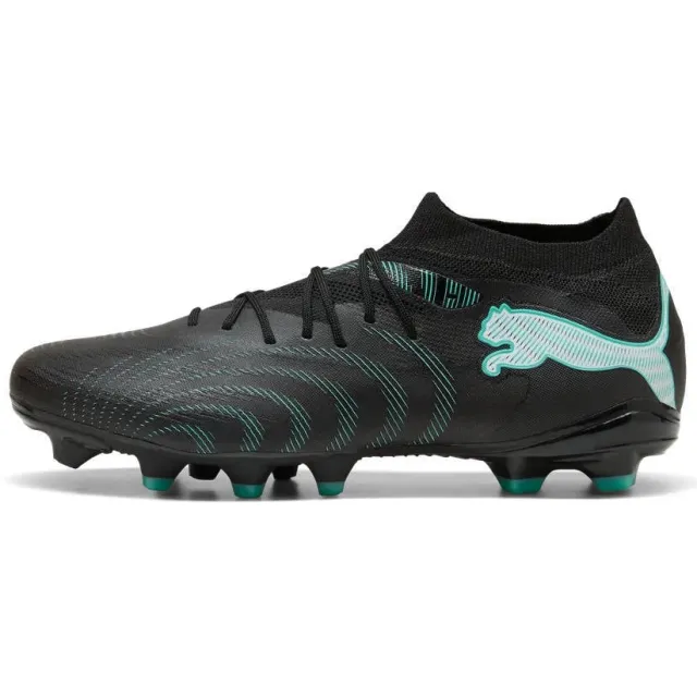 Puma Future 9 Match FG/MG senior voetbalschoenen - zwart/mintgroen, foto 2