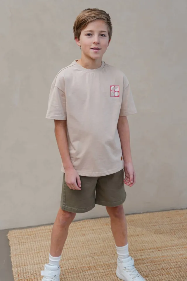Like Flo Boys T-shirt beige