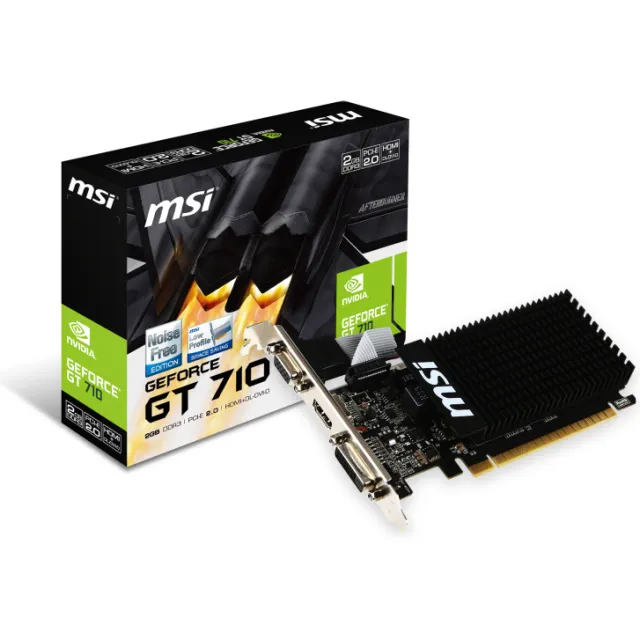 Msi GT 710 2GD3H LP grafische kaart