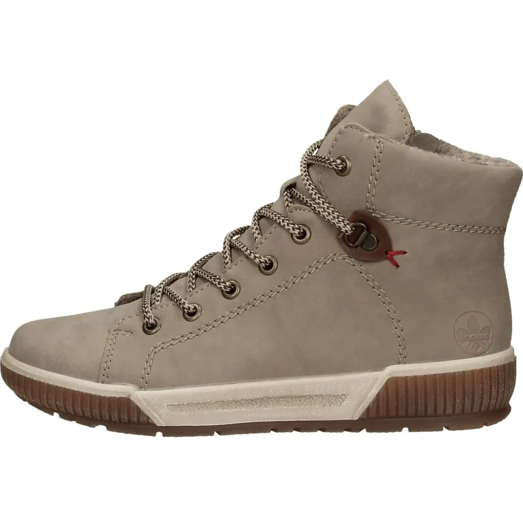 Rieker veterboot taupe, foto 2