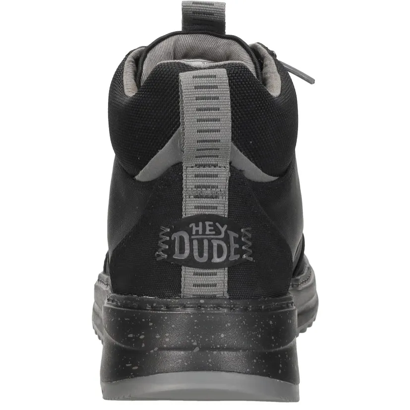 Hey Dude Tahoe Nylon halfhoge veterboot zwart, foto 4