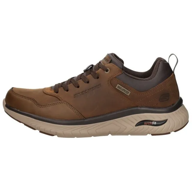 Skechers Arch Fit Crosser Ronaldo lage sneakers bruin, foto 2