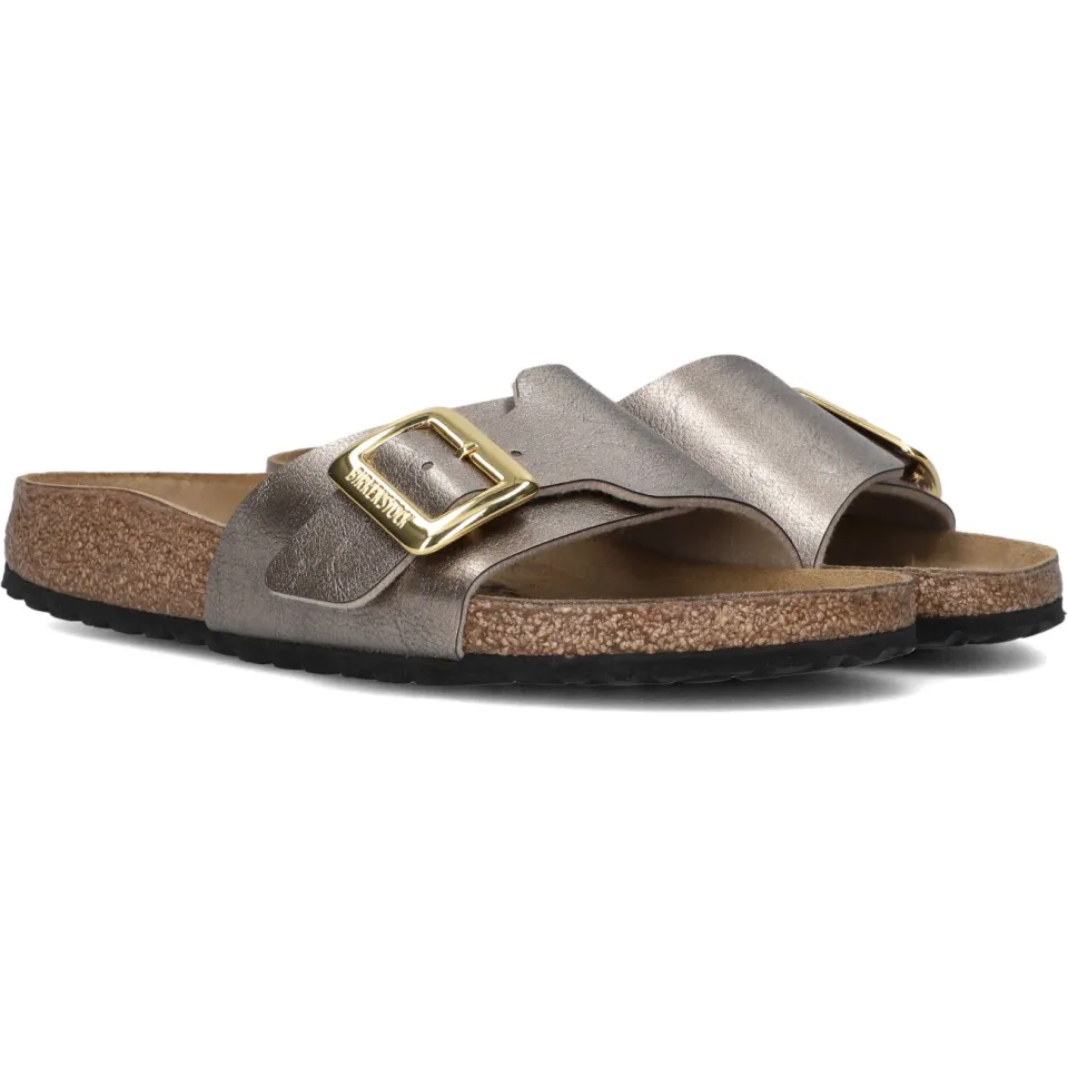 Birkenstock Catalina Cushion Buckle slippers goud