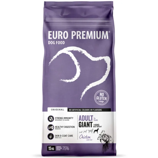 Euro Premium Euro-Premium Adult Giant hondenvoer kip rijst
