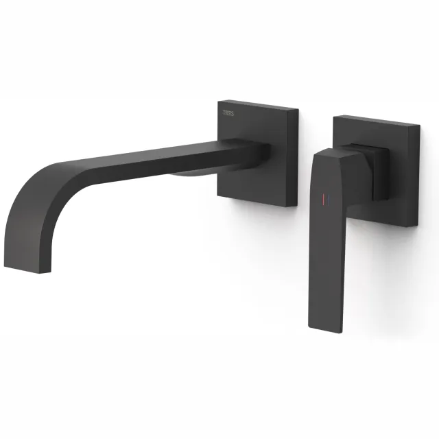 Tres Slim Exclusive wastafelmengkraan mat zwart