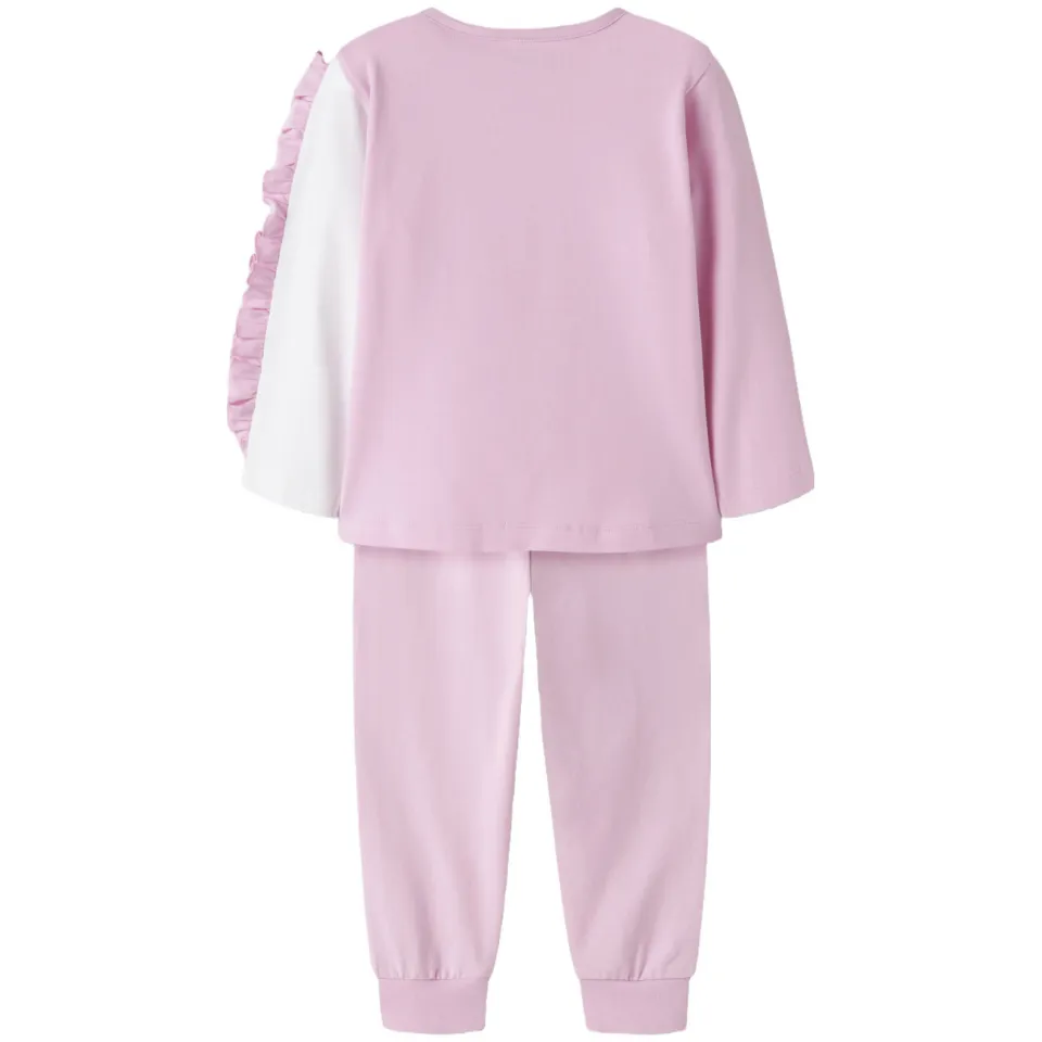 NAME IT pyjama roze wit, foto 2