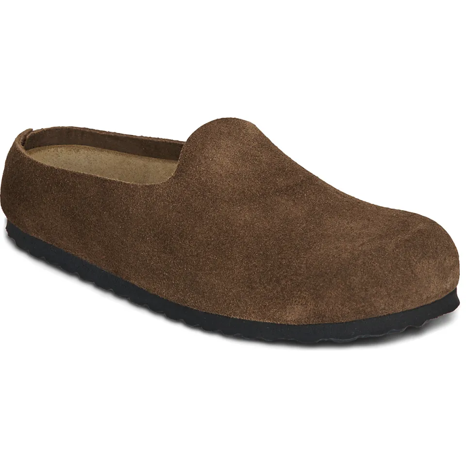 Birkenstock Amsterdam Wrapped carafe Suede Unisex bruin, foto 2