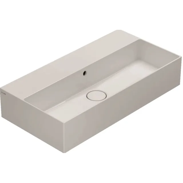 Luca Wastafel Luca Sanitair Globo 71x37x14 cm Keramiek Overloop Luca Sanitair Wit