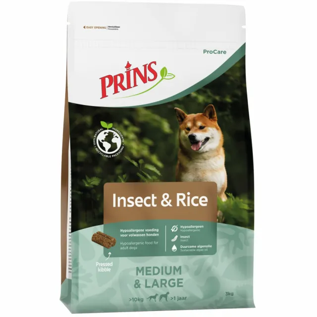 Prins ProCare Hypoallergeen Insect & Rijst hondenvoer droog, foto 2
