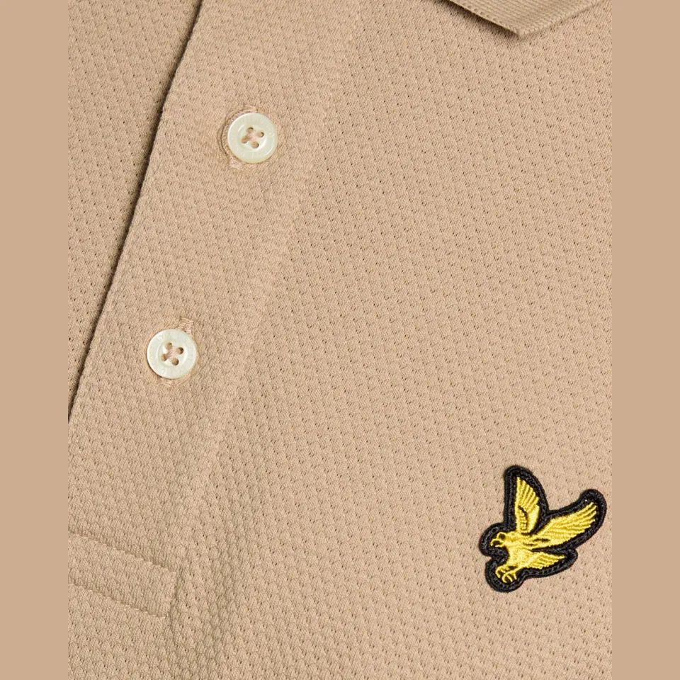 Lyle & Scott regular polo camel, foto 6