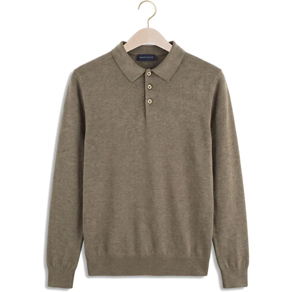 Saint Steve Heren Polo's & T-shirts Berend-s - Khaki, foto 2